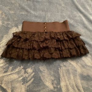 Vintage Cummerbund/Peplum “14/12 Blk